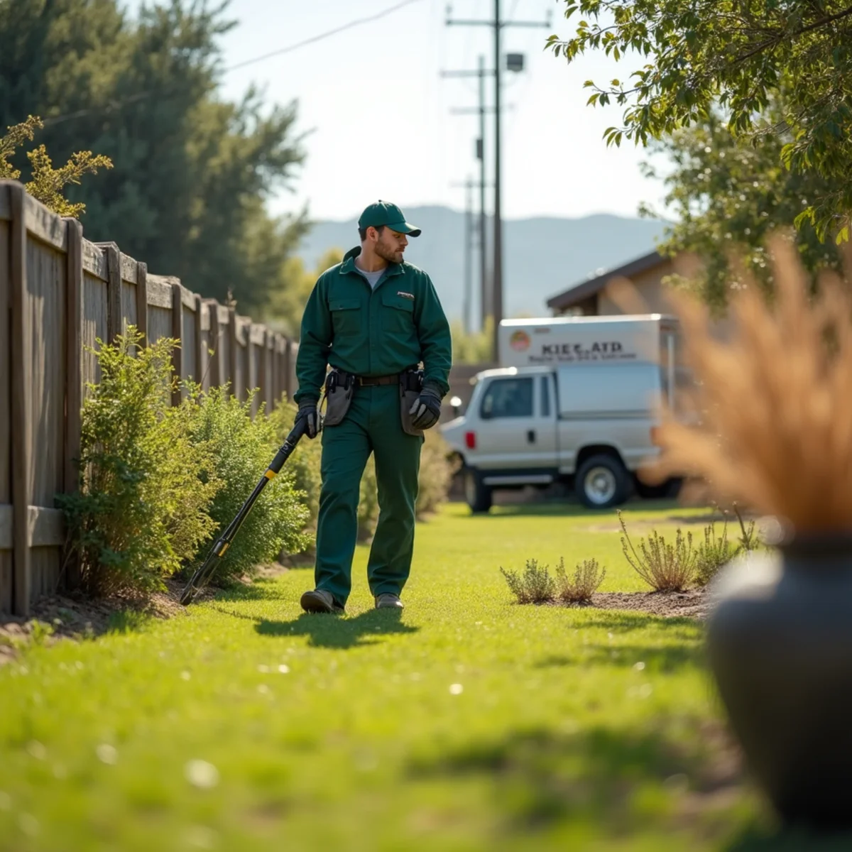 Pest control yard and terrain in Coarsegold, CA