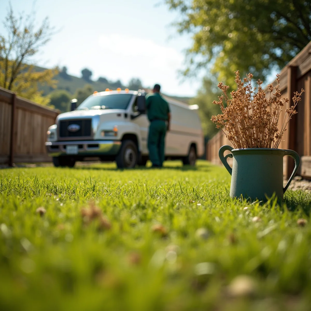Pest control yard and terrain in Dinuba, CA