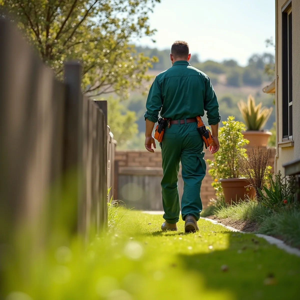 Pest control yard and terrain in Easton, CA