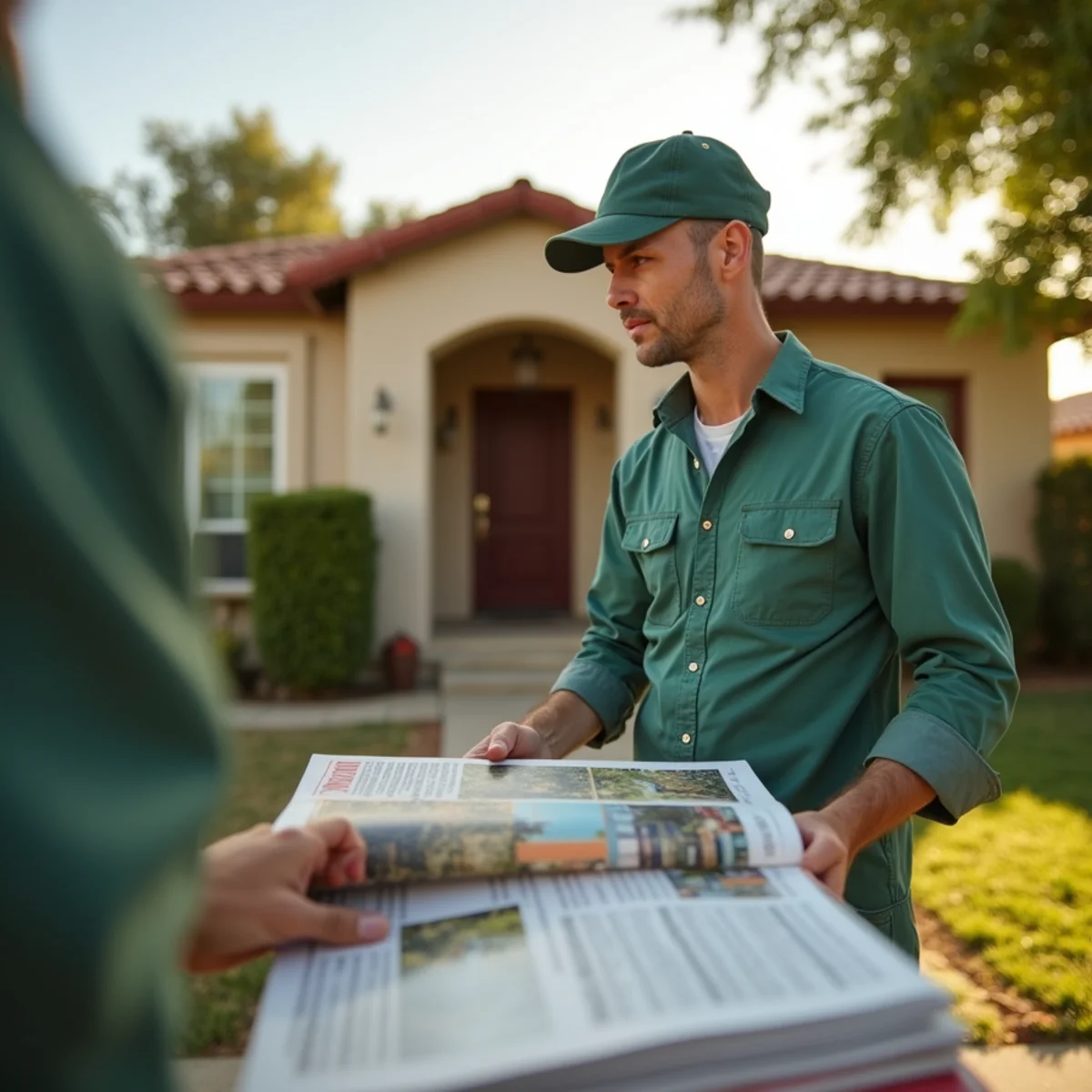 Pest control home exterior in Kerman, CA