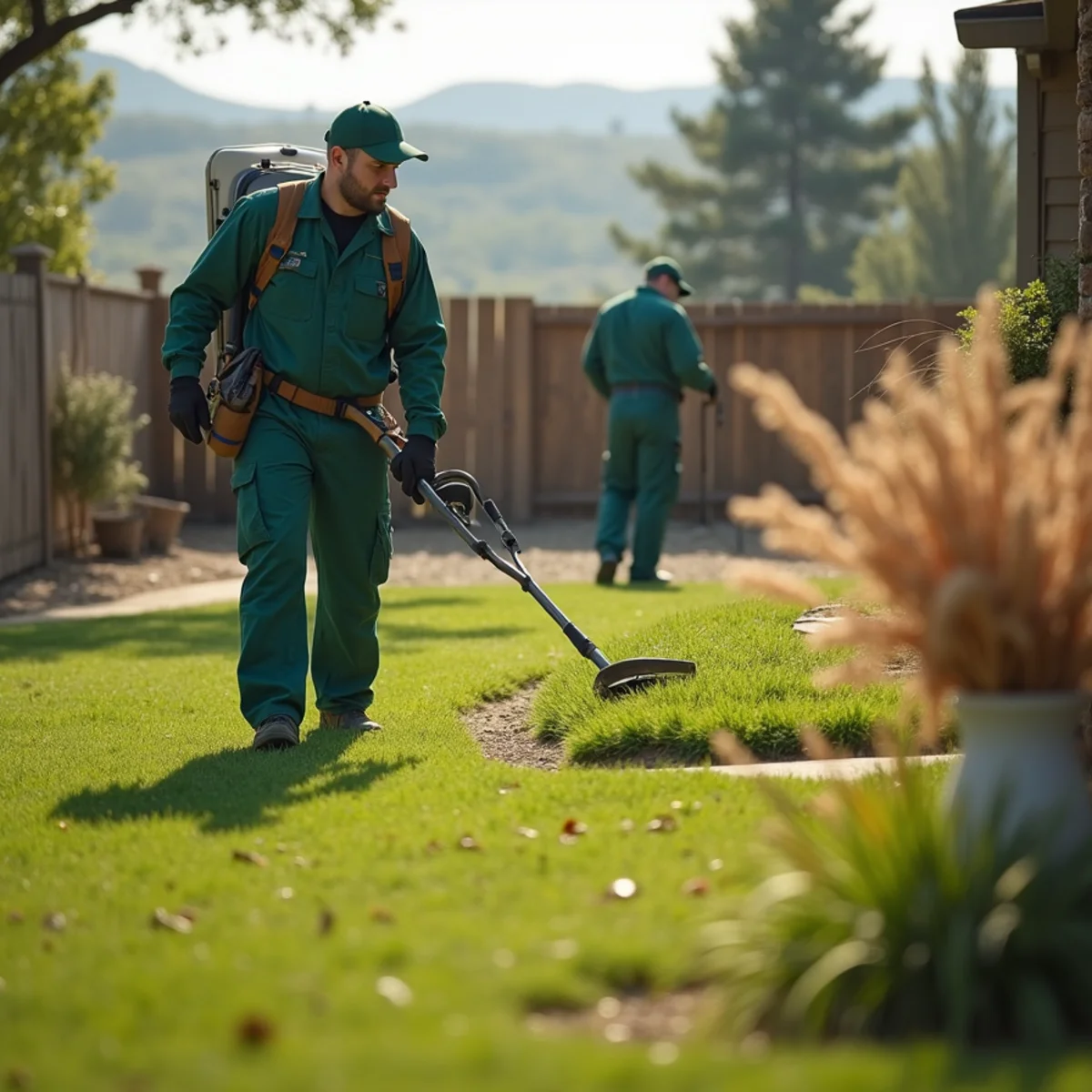 Pest control yard and terrain in Orange Cove, CA