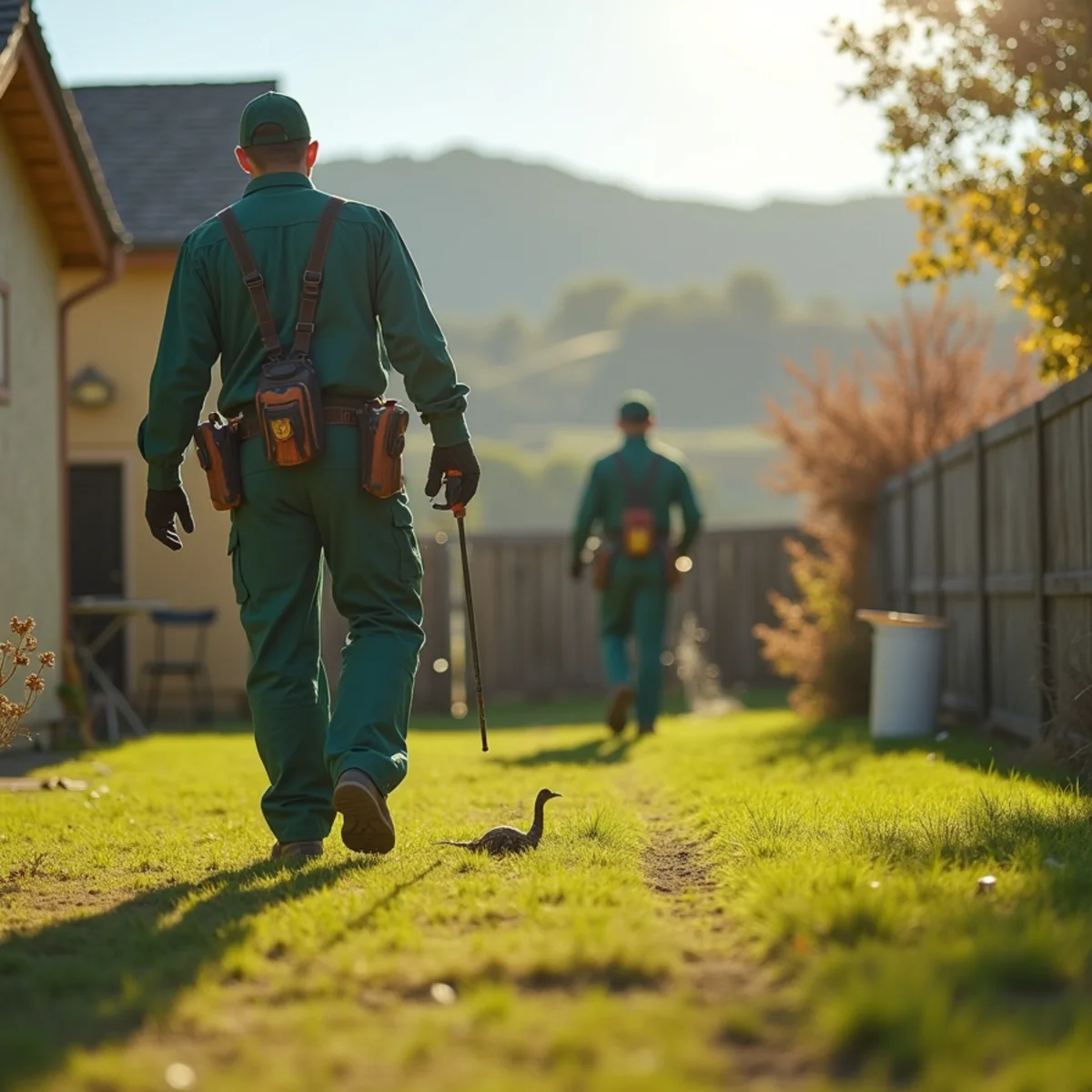 Pest control yard and terrain in Reedley, CA