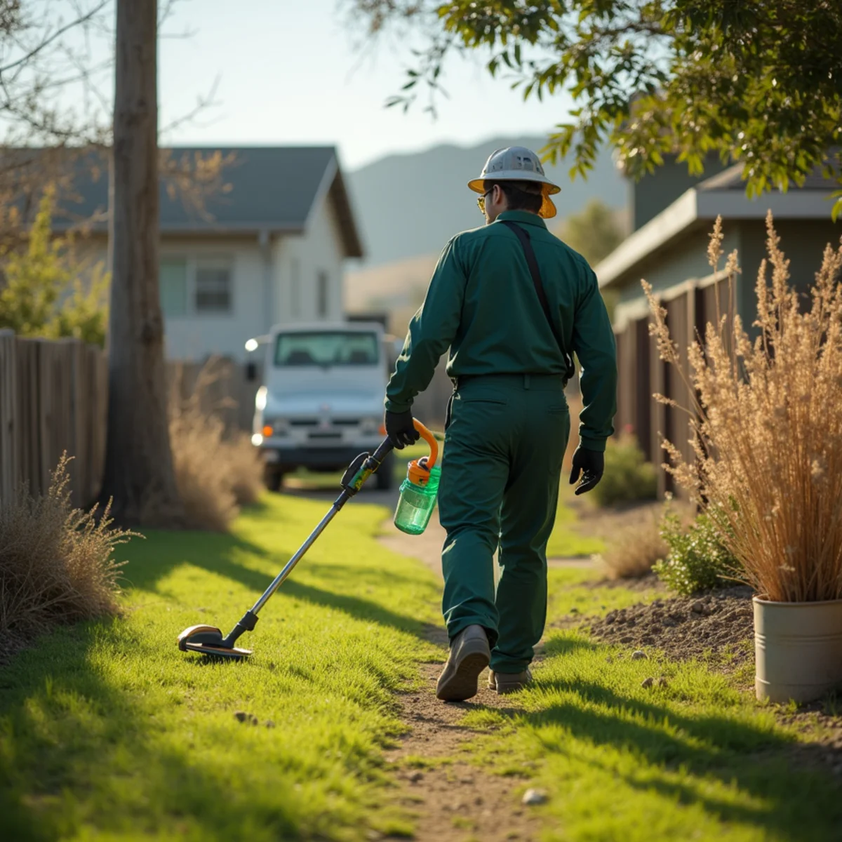 Pest control yard and terrain in Selma, CA