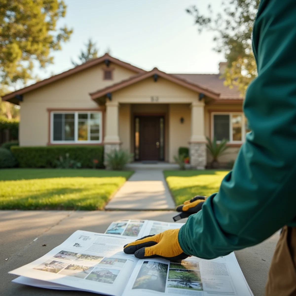 Pest control home exterior in Selma, CA