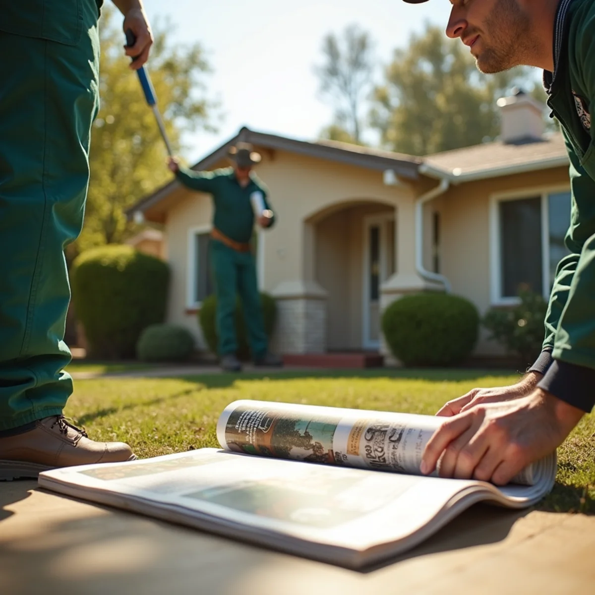 Pest control home exterior in Tarpey Village, CA