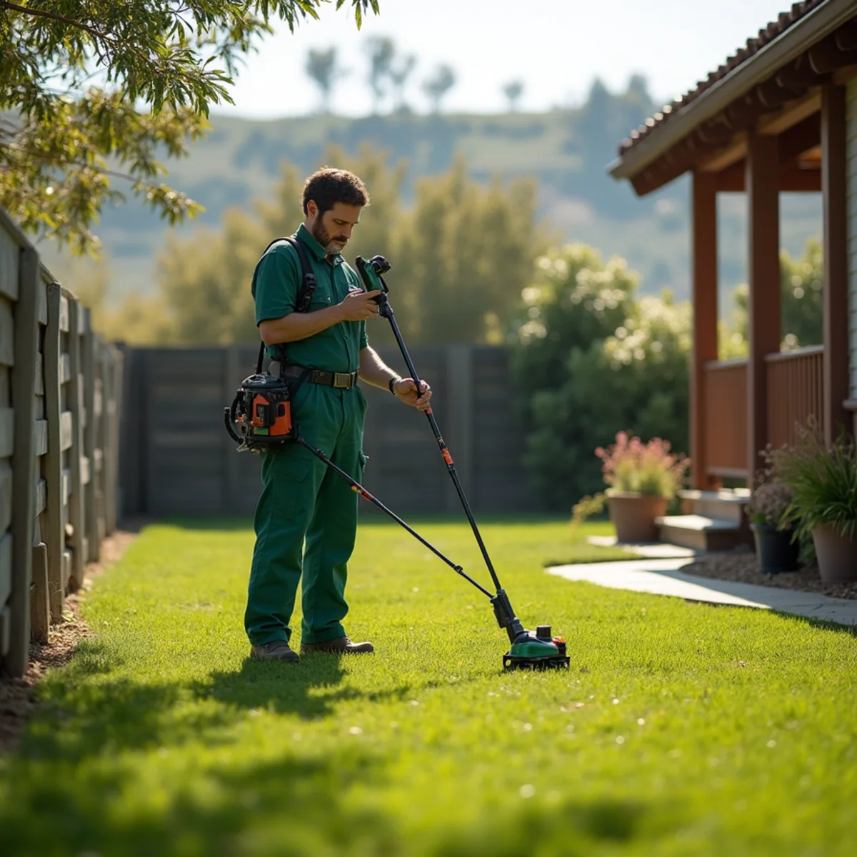 Pest control yard and terrain in Yokuts Valley, CA